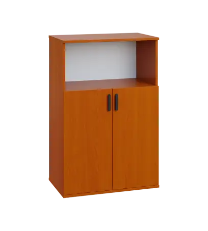 LN 3 - 7DN kancelářská skříň, 2-dveřová/nika, 1107x720x400, třešeň šumavská